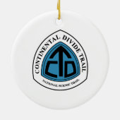 Continental Di Trail Sign, VS Keramisch Ornament (Achterkant)