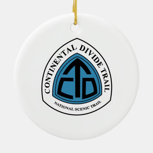 Continental Di Trail Sign, VS Keramisch Ornament (Achterkant)