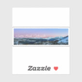 Continental Divide Custom-Cut Vinyl Sticker (Vel)