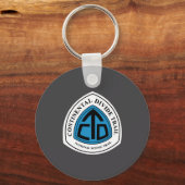 Continental Divide Trail Bord Usa _1 Sleutelhanger (Voorkant)