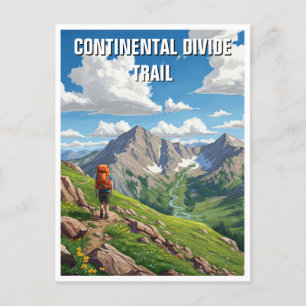 Continental Divide Trail Reizen Hiker Briefkaart