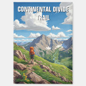 Continental Divide Trail Reizen Hiker Magneet (Voorkant)