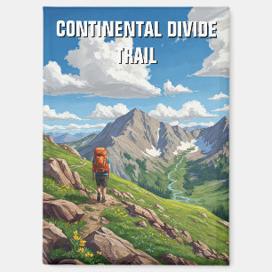 Continental Divide Trail Reizen Hiker Magneet