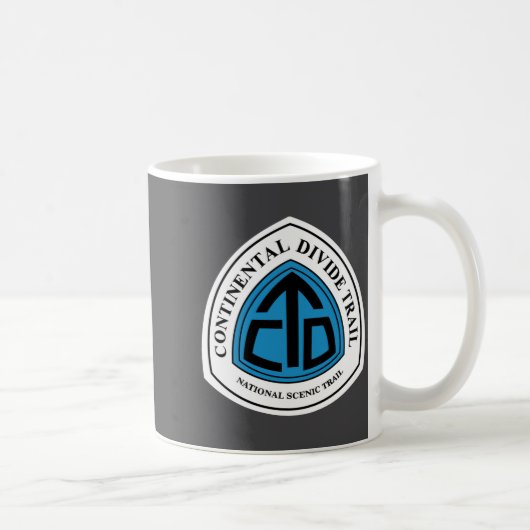 Continental Divide Trail Sign Usa _1 Koffiemok (Rechts)
