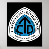 Continental Divide Trail Sign Usa _1  Poster (Voorkant)