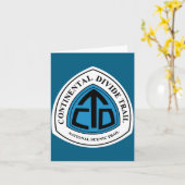 Continental Divide Trail Sign Usa Kaart (Gele Bloem)