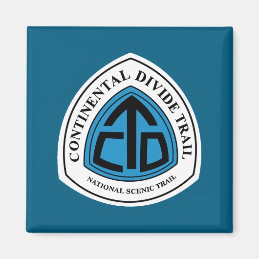 Continental Divide Trail Sign Usa Magneet (Voorkant)