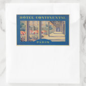 Continental Hotel Rechthoekige Sticker (Tas)