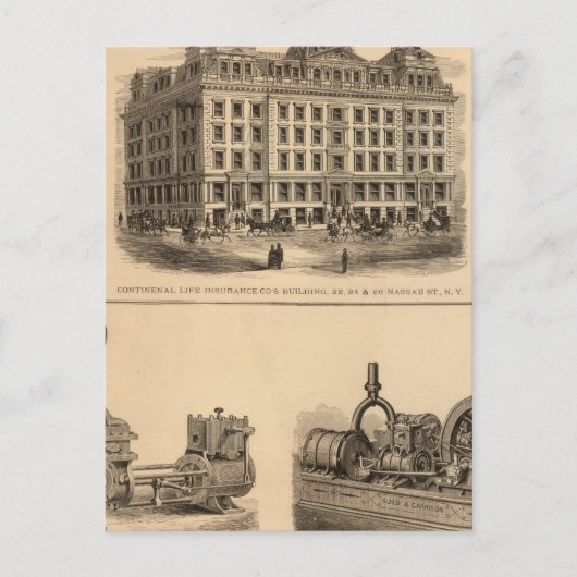 Continental Life Insurance Company Briefkaart (Voorkant)