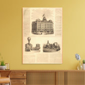 Continental Life Insurance Company Canvas Afdruk (Insitu (Woonkamer))