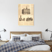 Continental Life Insurance Company Canvas Afdruk (Insitu (Slaapkamer))