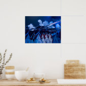 Continental Line Poster (Keuken)