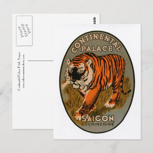 Continental Palace Hotel Briefkaart (Voorkant / Achterkant)