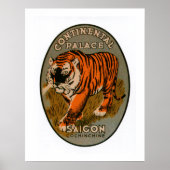 Continental Palace Hotel Saigon (canvas) Poster (Voorkant)