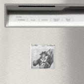 Continental Soldier met een musketvlag Magneet (Insitu (Vaatwasser))