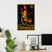 Continental Tyres Parijs 1900 POSTER PRINT A5-A1 (Thuiskantoor)