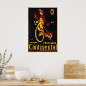 Continental Tyres Parijs 1900 POSTER PRINT A5-A1 (Keuken)