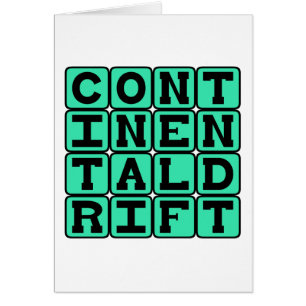 Continentale drift, beweging van de continenten va