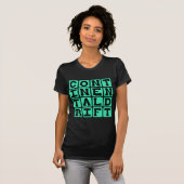 Continentale drift, beweging van de continenten va t-shirt (Voorkant volledig)