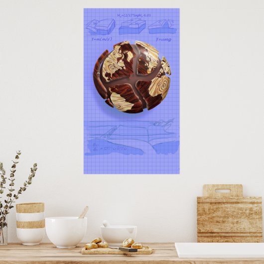 Continentale drift poster (Keuken)