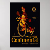 Continentale fietsreissue 36 x 24 Poster (Voorkant)