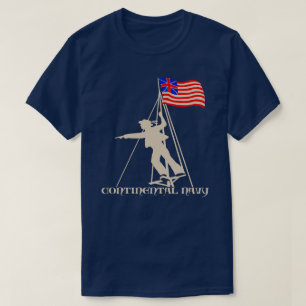CONTINENTALE NAVY T-SHIRT