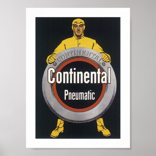 Continentale pneumatische poster (Voorkant)
