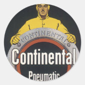 Continentale pneumatische ronde sticker (Voorkant)