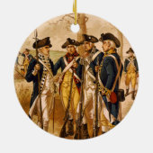 Continentale soldaten van Henry Alexander Ogden Keramisch Ornament (Achterkant)