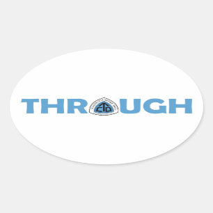 Continentale splitsing door heek ovale sticker