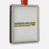Continentale splitsing metalen ornament (Rechts)