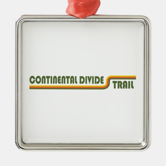 Continentale splitsing metalen ornament (Voorkant)