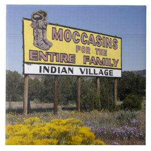 Continentale splitsing, New Mexico, Route 66 Tegeltje