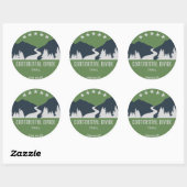 Continentale splitsing ronde sticker (Vel)