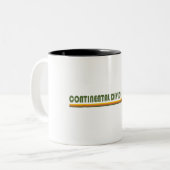 Continentale splitsing tweekleurige koffiemok (Voorkant links)