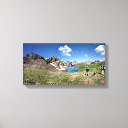 Continentale splitsing Weminuche Wilderness Colora Canvas Afdruk (Voorkant)
