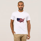 Continentale VS-vlag T-shirt (Voorkant volledig)