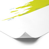 Continentale Wereldkaart Poster (Hoek)