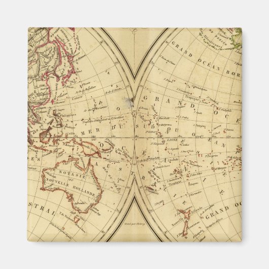 Continenten Magneet (Voorkant)