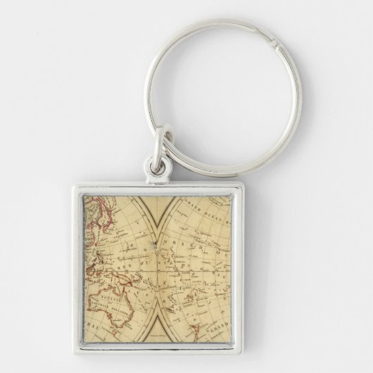 Continenten Sleutelhanger (Voorkant)