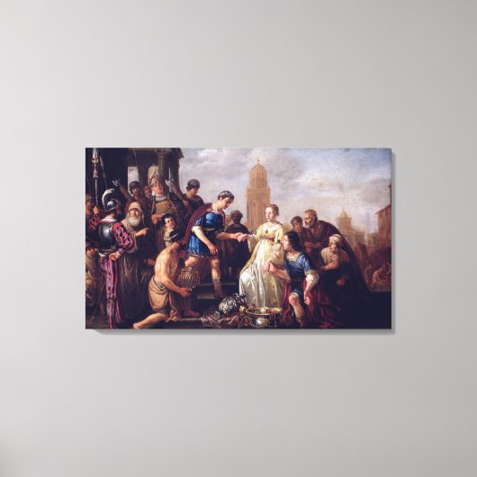 Continentie van Scipio 1643 Canvas Afdruk (Voorkant)