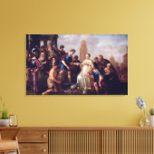Continentie van Scipio 1643 Canvas Afdruk (Insitu (Woonkamer))