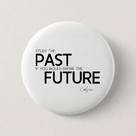 CONTINGENTEN: Confucius: Onderzoek het verleden Ronde Button 5,7 Cm