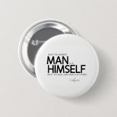 CONTINGENTEN: Confucius: Superieur man Ronde Button 5,7 Cm (Voorkant /achterkant)