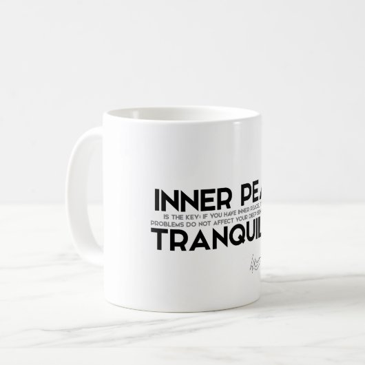 CONTINGENTEN: Dalai Lama - binnenvrede Koffiemok (Voorkant links)