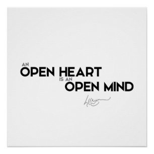 CONTINGENTEN: Dalai Lama - Open hart, open geest Perfect Poster
