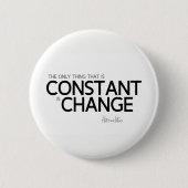 CONTINGENTEN: Heraclitus: De verandering is consta Ronde Button 5,7 Cm (Voorkant)