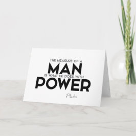 CONTINGENTEN: Plato: Meting van een man, vermogen Kaart