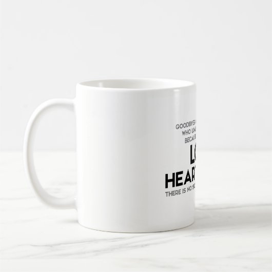 CONTINGENTEN: Rumi: Goodbyes, scheiding Koffiemok (Links)