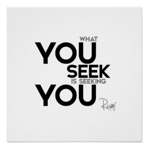 CONTINGENTEN: Rumi - Je zoekt je Perfect Poster